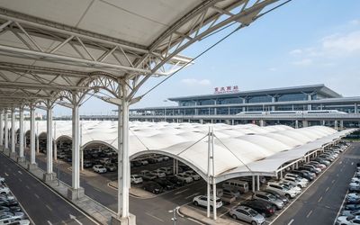 粤港澳大湾区综合交通枢纽 超大型地面公共停车雨棚 - 全景主图 缩略图